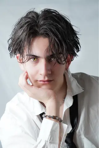 ショート カラー パーマ メンズ特化/ツイスパ /波巻き/松本真生のヘアスタイル