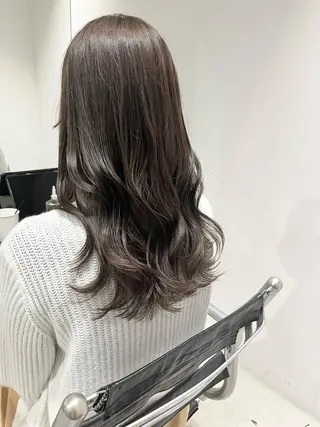 ロング カラー パーマ ヘアアレンジ 透明感カラー✂︎ /縮毛矯正/YUKAのヘアスタイル
