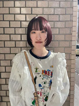 ミディアム カラー メンズショート 店長 清原佑太のヘアスタイル