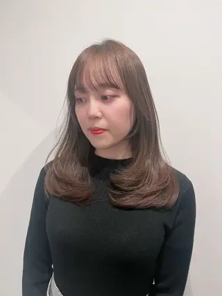 ロング 工藤 梨花のヘアスタイル