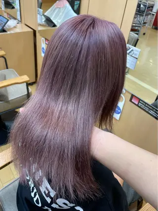 ミディアム カラー 韓国ヘア 🤍中西麻友🤍のヘアスタイル