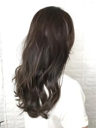ロング カラー 髪質改善縮毛矯正 美容師✂️山崎竜二のヘアスタイル