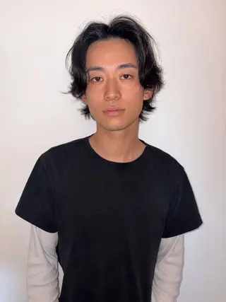 ミディアム メンズ 神田橋 翔太郎のヘアスタイル