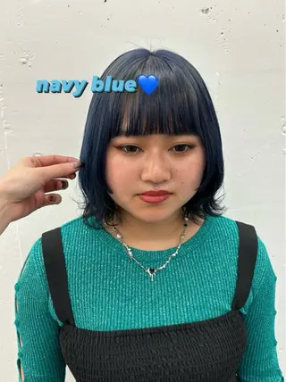 ミディアム カラー 🫧‪Ameri🫧 Emma ecoleのヘアスタイル