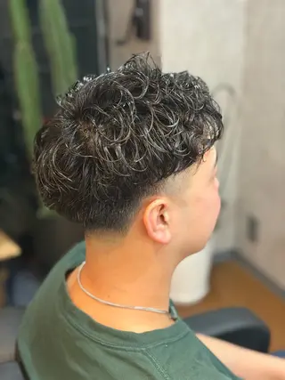 ショート パーマ メンズ 高橋 怜玖/仙台/長町のヘアスタイル