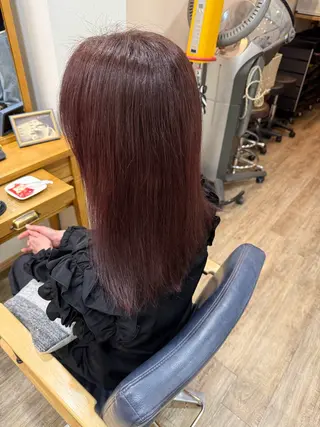 ロング 阪口 麗宇のヘアスタイル