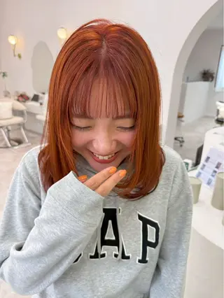 ミディアム 澤石 陸舞のヘアスタイル