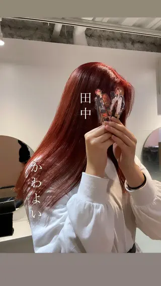 ロング カラー ヘアアレンジ REONA🪽✨薬院 レイヤーカット🫧のヘアスタイル