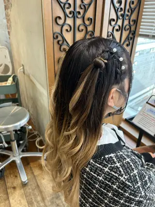 ヘアアレンジ ヘアアレンジ /カラー和田茉日琉のヘアスタイル