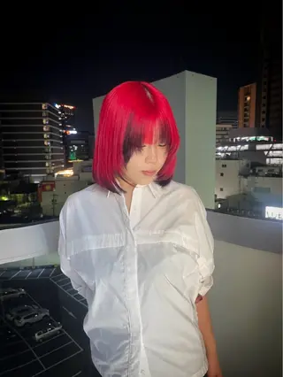 カラー める 名古屋ハイトーンのヘアスタイル