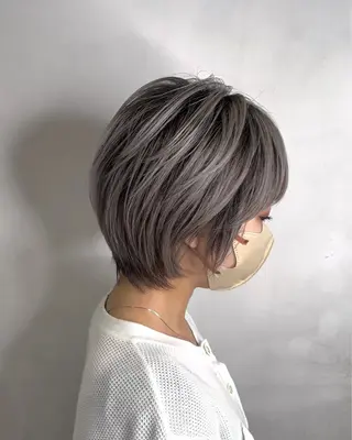 ショート カラー 高槻No.1🇰🇷 韓国ヘア 橋口陽太のヘアスタイル