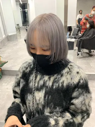 ショート カラー パーマ ヘアアレンジ メンズ キッズ ネイル マツエク・マツパ アイブロウ 垢抜けカラー ヒロムのヘアスタイル