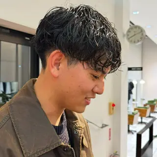 パーマ メンズ メンズ特化/ 安藤太一のヘアスタイル