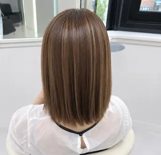 ミディアム 🎀ブリーチモデル 🎀募集中/moyuのヘアスタイル