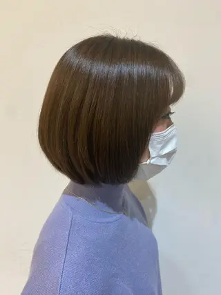 ショート 美髪矯正透明感カラー 江川 和輝のヘアスタイル