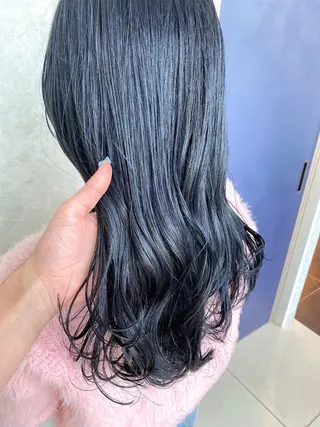 セミロング カラー 浦口友華 ♡  暖色系カラーのヘアスタイル