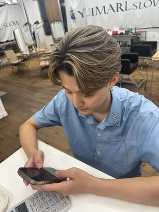 ショート カラー メンズ メンズ特化サロン ユウヘイのヘアスタイル