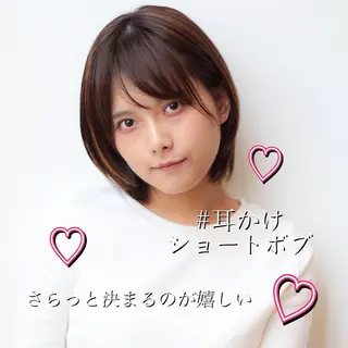 ショート カラー パーマ 髪質改善/韓国風 レイヤー/田村祐樹のヘアスタイル