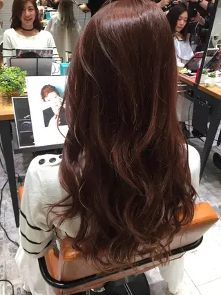 ショート ミディアム セミロング ロング カラー Soleria 田中慎一のヘアスタイル
