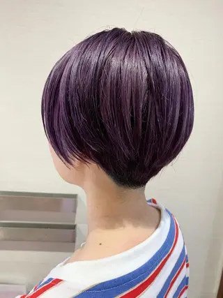 ショート カラー 蓮見友里 PiSTA／portのヘアスタイル