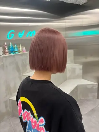 ミディアム カラー 🧸🎀ブリーチ ‪栄🎀🧸かのんのヘアスタイル