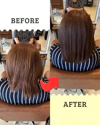 カラー Cuthie あやののヘアスタイル