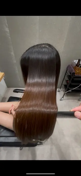 ミディアム 髪質改善ヘアケア 艶髪特化/上田のヘアスタイル