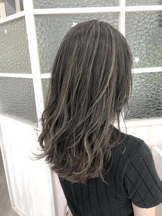 ロング 植田 敬太のヘアスタイル