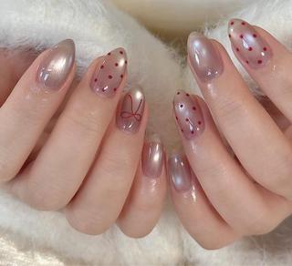 ネイル 🎀PG🩵 ネイルサロンのネイルデザイン