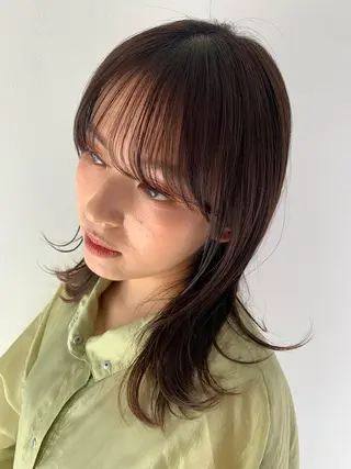 ミディアム チバ タクミのヘアスタイル