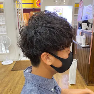 ショート メンズ 原田 涼矢のヘアスタイル