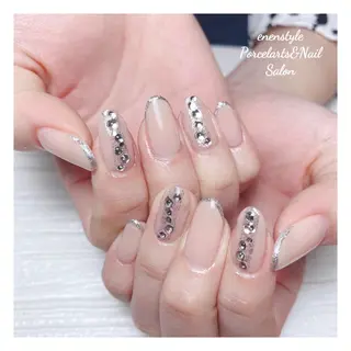 ミディアム ネイル 🐾enen style 🐾のネイルデザイン