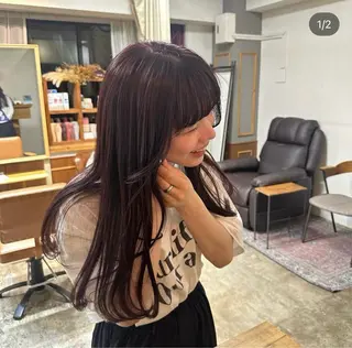 ロング NAGISA髪質改善 &透明感カラー🪞のヘアスタイル