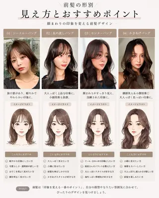 セミロング カラー 桜木町駅徒歩5分 ハイライト横浜No1のヘアスタイル