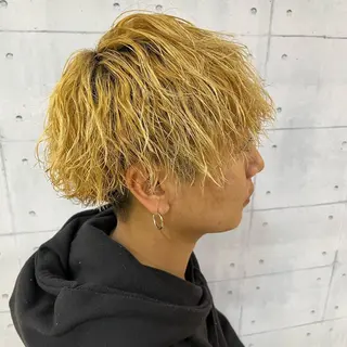 ショート パーマ メンズ 本場韓国ヘア/韓国風 メンズヘア　須田龍世のヘアスタイル