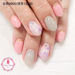 ネイル 💗🪽Tiary Nail🪽💗のネイルデザイン