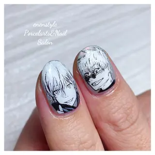 ミディアム ネイル 🐾enen style 🐾のネイルデザイン