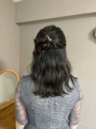 セミロング ヘアアレンジ Mieux Hair ひなこ🫧のヘアスタイル