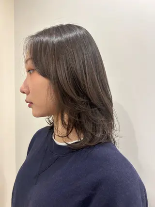 ミディアム hair&eye🎀 /momoKaのヘアスタイル