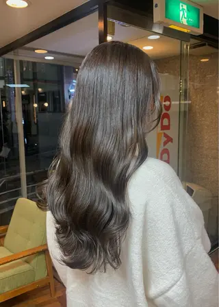 ロング カラー 矢野 晃平のヘアスタイル