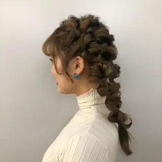 セミロング 池田 歩佳のヘアスタイル