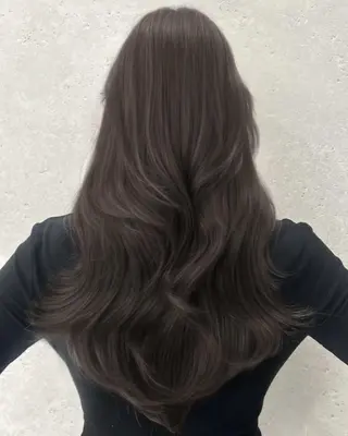 カラー 中韓大人っぽ🐈‍⬛ レディヘア🩶のヘアスタイル