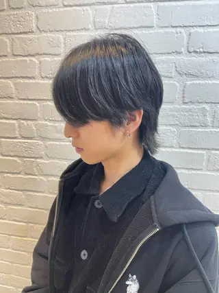 ショート カラー カラーリスト♡ メンズショートボブ紡のヘアスタイル