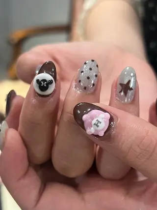 ネイル Hata nail 🎀個性派ニュアンスのネイルデザイン