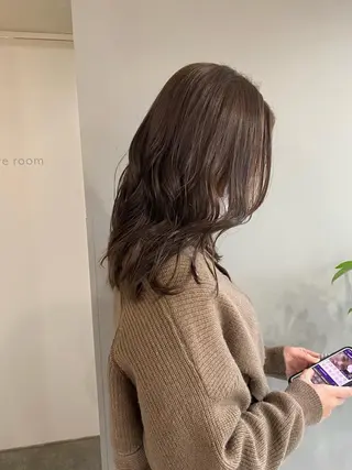 ミディアム カラー ヘアアレンジ ボブ /ニュアンス/ satomi🧸💖のヘアスタイル