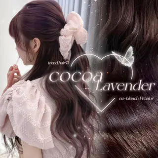 ロング カラー 💜透明感♡レイヤ ー/Risa💜🪽のヘアスタイル