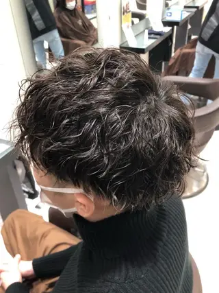 パーマ メンズ 木野 翔斗のヘアスタイル