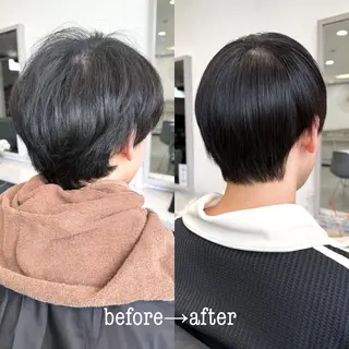 メンズ 🌿透き通るツヤ髪× 縮毛矯正✂︎戸祭　伶のヘアスタイル