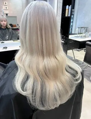 セミロング カラー 川口 真也のヘアスタイル