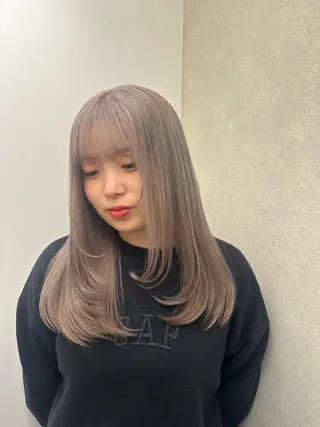 セミロング 韓国ヘアメンズ・レデ ィース特化ミクのヘアスタイル